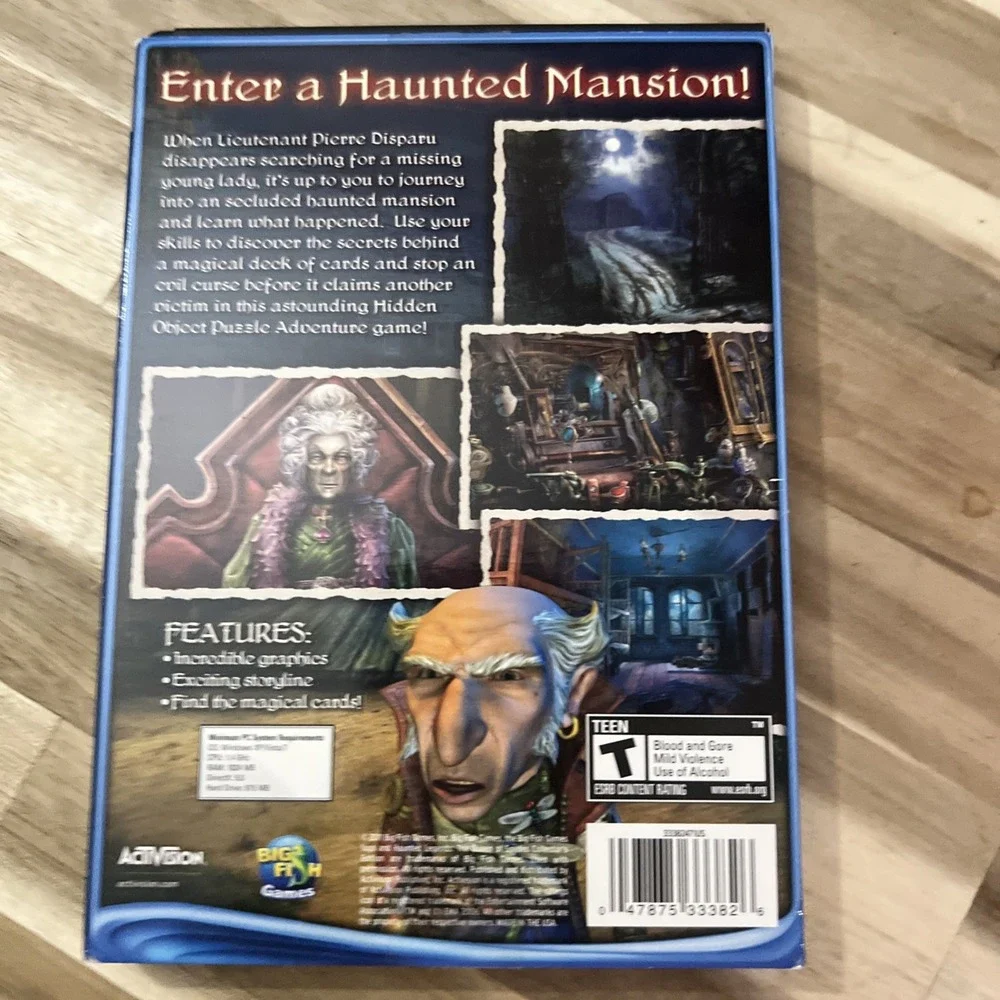Activision Haunted Legends Queen of Spades PC OS Blue Collector's Edition Game